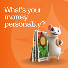 Split image of a spender buying impulsively and a saver tracking budget